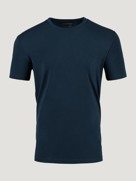 Tall Navy Performance Crew Ghost Mannequin | Fresh Clean Threads